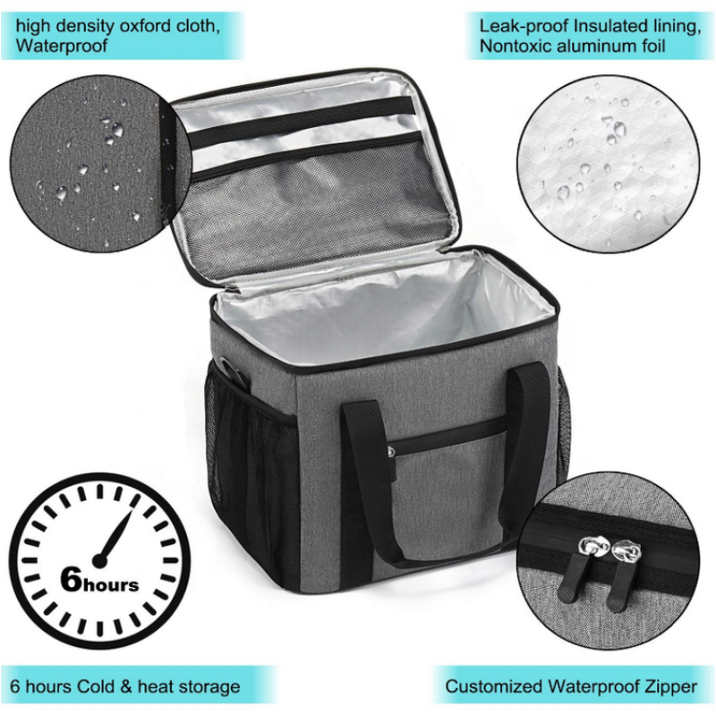 Keep warm food delivery insulated thermal cooler bag for lunch bags