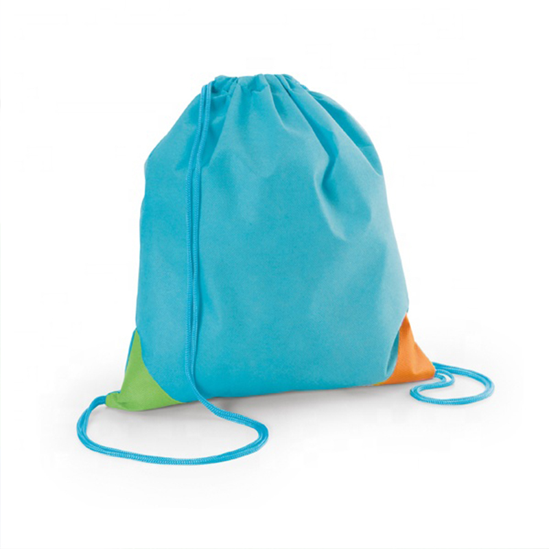 Sac à dos de sac de sport de cordon de sport de recyclage imperméable à l'eau avec logo personnalisé