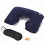 Comfortable Inflatable Portable Airplane Travel Neck Pillows Cervical Healthcare U Shape Pillow