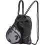 Multipurpose Reusable Sport Gym String Bag Soccer Mesh Drawstring Backpack With Zipper