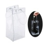 Pinghu Sinotex clair Transparent vin personnalisé PVC sacs fourre-tout