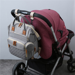 Custom Designer Unique Luxury 3 in 1 Multifunctional Baby Diaper Bag Travel Back Pack With Bed