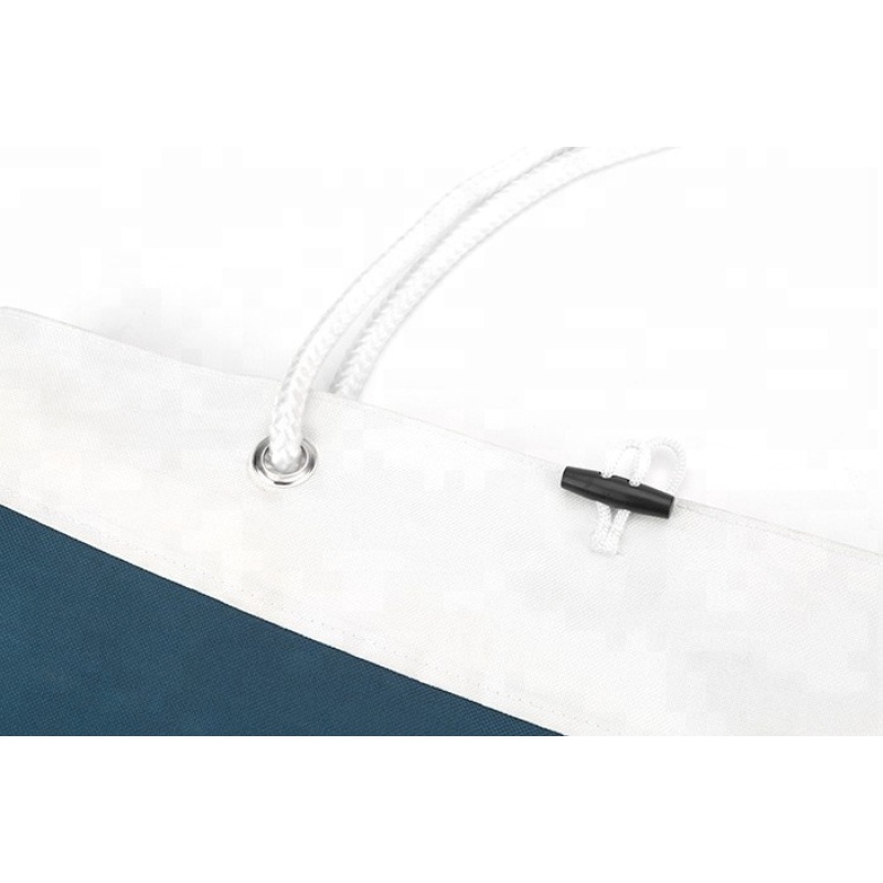 Custom Logo Polyester Women Handbags Large Capacity Reusable Shopping Tote Bags