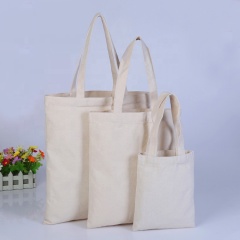 Wholesale Plain Personalized Reusable Grocery Jute Cotton Canvas Shopping Tote Bag
