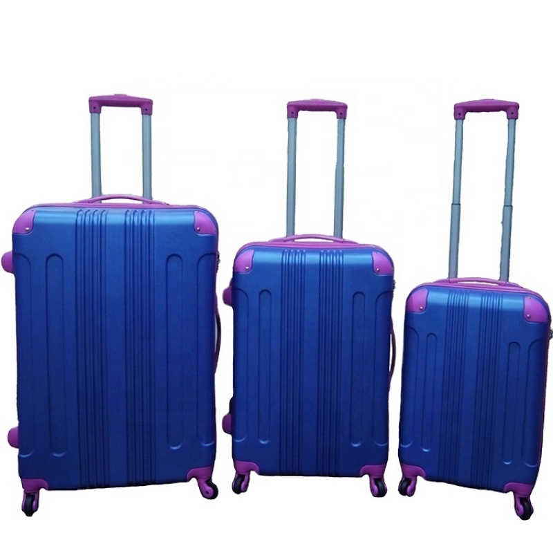 China top quality hard shell four wheel suitcase travel high quality fashion luggage bag