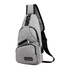 Custom Logo Designer Waterproof Small Travel Sports Usb CrossBody Chest Sling Bag For Men Custom Logo Designer Waterproof Small Travel Sports Usb CrossBody Chest Sling Bag For Men
