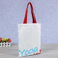 color printing promotional custom cotton Grocery Canvas Shopping Bags with Logos