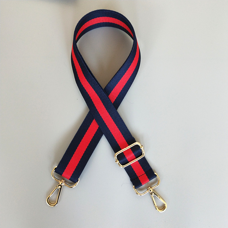 Custom Cotton Fabric Colorful Adjustable Woven Handbag Shoulder Bag Strap