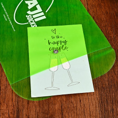 High Quality Durable Plastic Document Bag A4 Size Transparent File Folder With Snaps Buttons