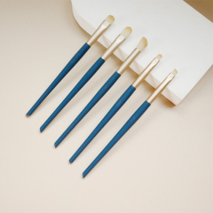 custom private label logo professional 12 travel makeup brushes set with holder bag