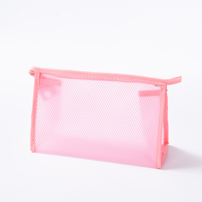 Custom Convenient Zipper Small Transparent  Travel Clear Pvc Makeup Pouch Cosmetic Bag