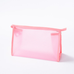 Custom Convenient Zipper Small Transparent Travel Clear Pvc Makeup Pouch Cosmetic Bag