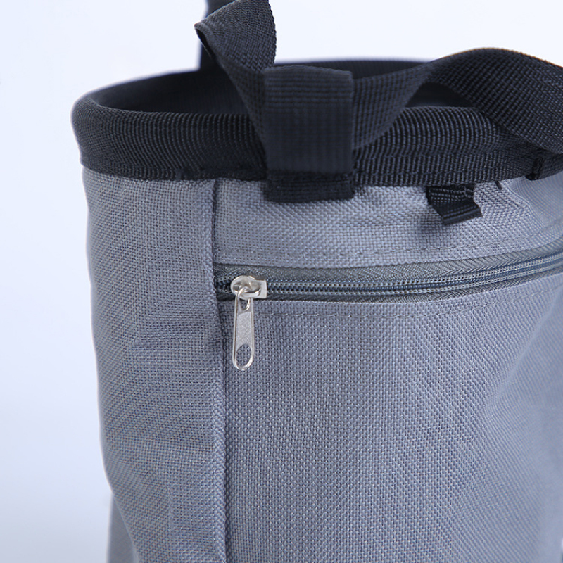 Custom logo Rock Climbing Chalk Bag for Adults with Drawstring Closure And Zipper Pocket