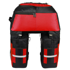 Multifunctional Large Capacity 3 in 1 Bike Trunk Bag Travel Bicycle Pannier Bags With Rain Cover