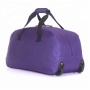Customized Waterproof Trolley Rolling Bag Travel Carry-on Luggage Bag Polyester Duffel Bag With Wheels