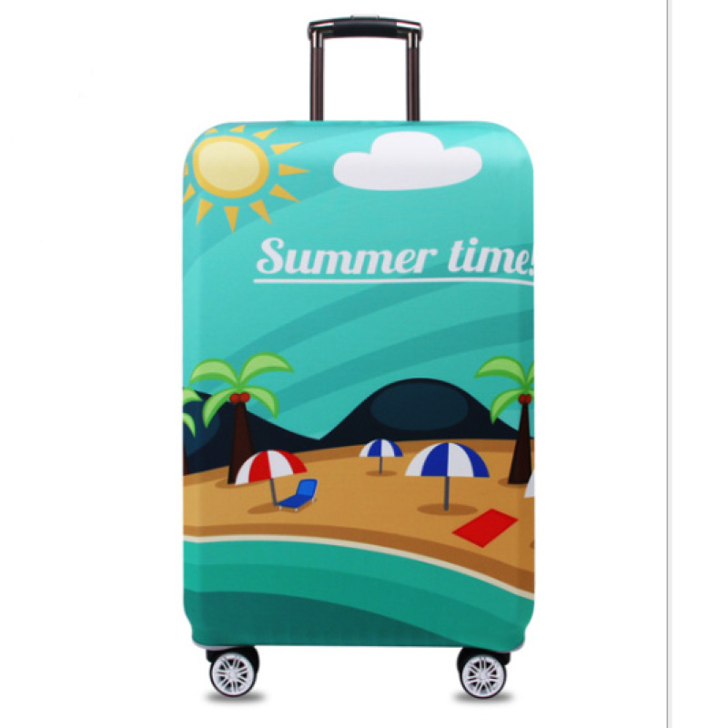 Fashion Washable Elastic Travel Suitcase Spandex Luggage Cover Protector Baggage Suitcase Cover