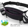 Outdoor Sport Women Men Waterproof Fanny Pack Running Belt Waist Bag With Water Bottle