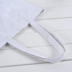 Promotional Eco Friendly Cotton Tote Bags Reusable Canvas Shopping Bags With Customized Printed Logo