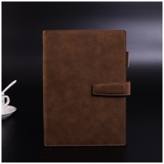 Wholesale Custom Printing Pu Leather Business A5 Spiral Planners Binder Notebook