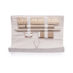 Hot Selling High Quality Canvas Pencil Case with Matching Color Zipper Made in China
