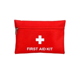 Polyester Empty First Aid Pouch Bag Storage Compact Survival Medicine bag Travel Rescue Bag