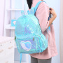 Fashion Cute Waterproof Kids Cartoon Sequin School Bags Unicorn Backpack For Girls