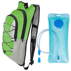 Outdoor Low Moq Travel Hiking Bicycle Water Resistant Hydration Backpack With 2L Water Bladder