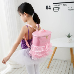 Hot Sale Portable Outdoor Princess School Ballet Dance Bags Pink Backpacks For School Children