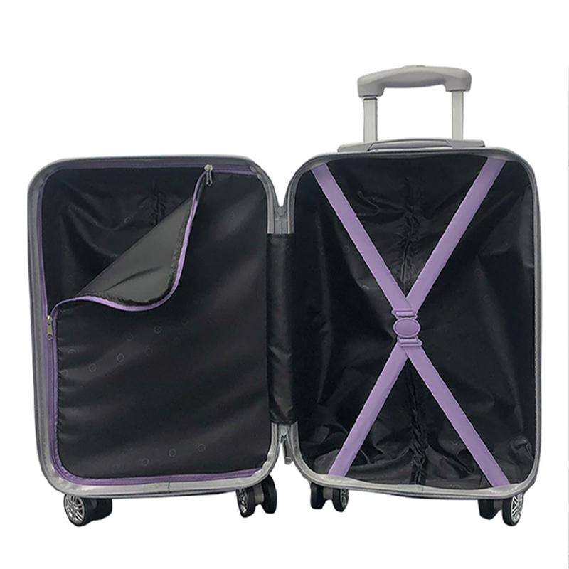 20/24 Inch 2 Pieces Luggage Set ABS Travel Trolley Bag Suitcase Rolling Carry On Luggage With Logo