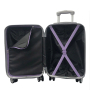 20/24 Inch 2 Pieces Luggage Set ABS Travel Trolley Bag Suitcase Rolling Carry On Luggage With Logo