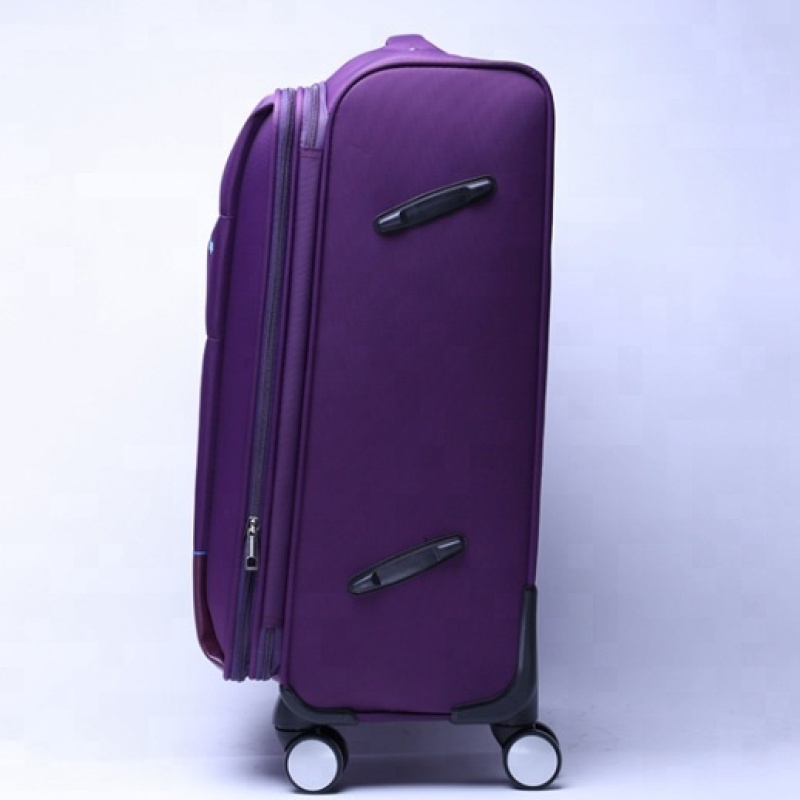 New Design 8 Wheel soft fabric suitcase trolley High Quality Cheap Waterproof soft trolley luggage bag carry on luggage