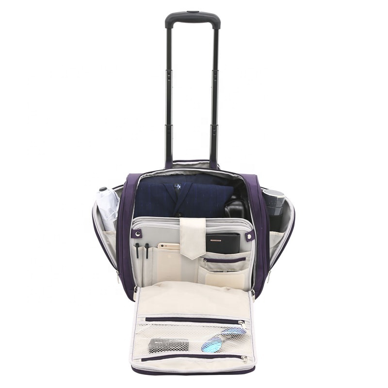 Great quality trolley luggage business luggage bag big capacity carry-on suitcase factory