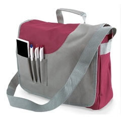 Custom Logo Satchel Messenger Bag Men Travel Shoulder Bag with Adjustable Strap Crossbody Sling Bags