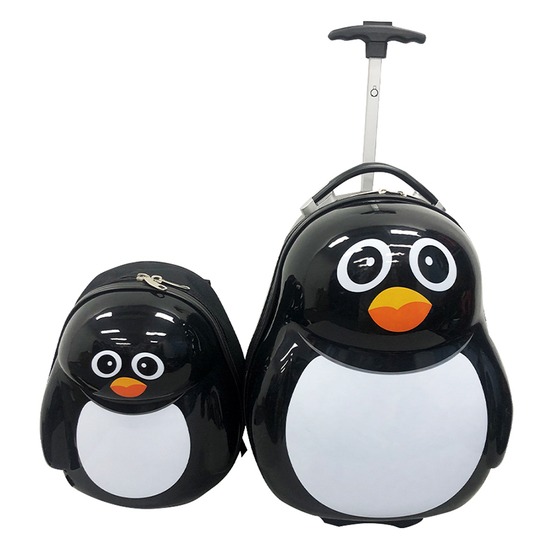 Custom Design Airport Travel 3D Trolley Bag Children Kids Suitcase Carry On Luggage