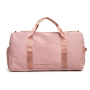 Haute Qualité Polyester Grand Week-End Sports Rose Duffel Bag Voyage Duffle Gym Sac Pour Les Femmes