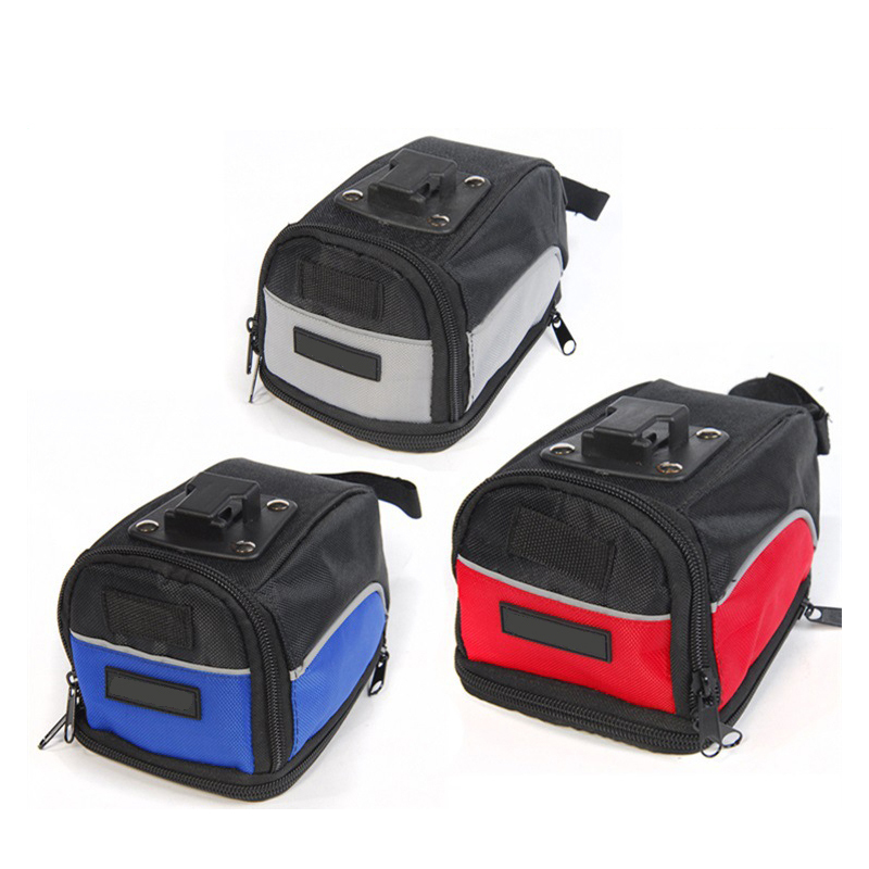 Sacoche de selle de vélo étanche et portable, accessoire de cyclisme personnalisé, porte-bagages arrière de vélo, pochette sous le siège