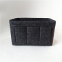 Custom Design Hot Sell Felt Cosmetic Bag Purse Insert Organizer Handbag