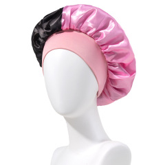 Wholesale High Quality Custom Women Sleeping Nightcap Hair Wrapcap Satin Hair Bonnet With Logo