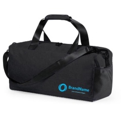 Pinghu Sinotex Special Comp Black Large Duffel Bag Travel Bags weekender tote Waterproof with customized logo promotional gift