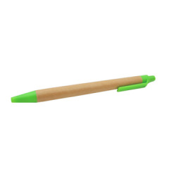 Creative kraft tube environmental protection ballpoint pen recycled paper commercial with custom printing LOGO