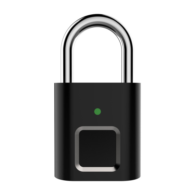 Usb Rechargeable Eletronic Door Lock Outdoor Smart Padlock Fingerprint For BIke Lockers