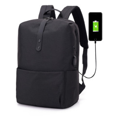 Custom Logo Durable Business Travel School Bag Cheap Student Laptop Backpack with USB