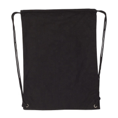 Pinghu Sinotex Promotional Custom Logo Large Cotton Canvas Shopping Bag Drawstring Backpack