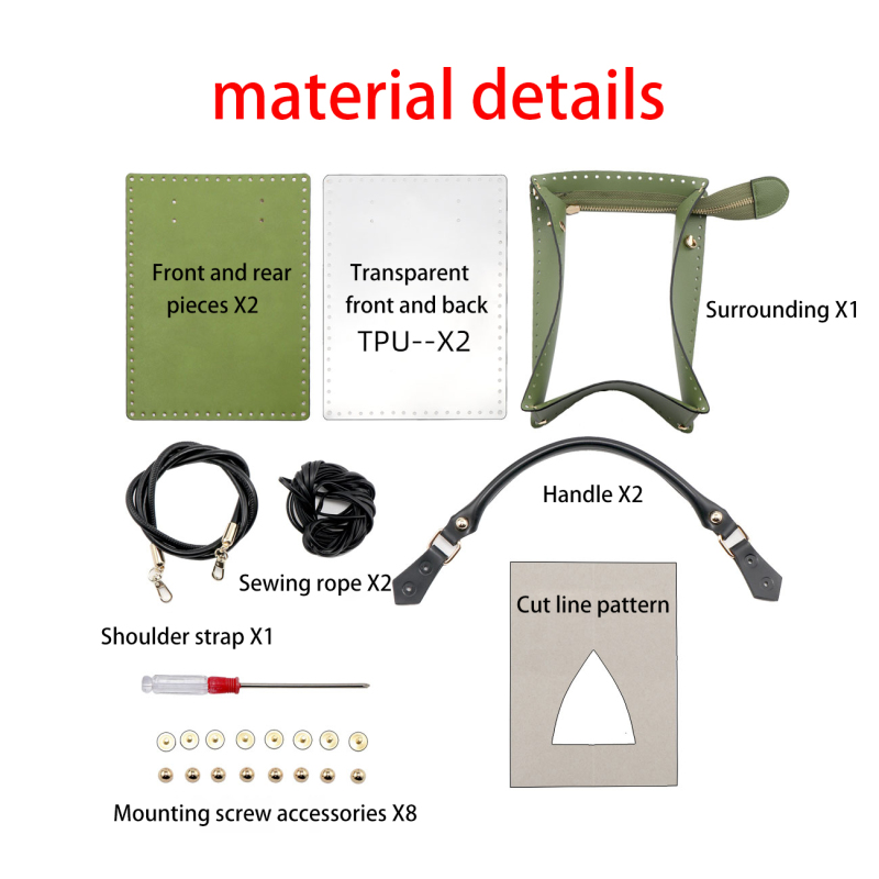 Wholesale Fashion Designer Luxury Lady Pvc Diy Tote Bag Kit Single Shoulder Handbags For Women