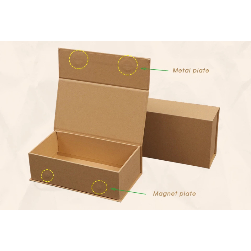 Custom Luxury Rigid Kraft Cardboard Magnetic Lid Gift Boxes