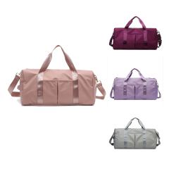 Wholesale Extra Large Duffel Bag Waterproof Travel Pink Duffle Bag With Shoe Compartment