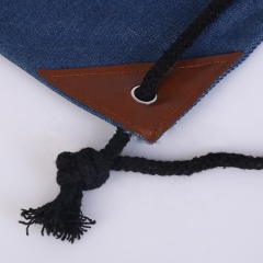 promotional custom logo reusable tote Cotton Drawstring shopping Bags