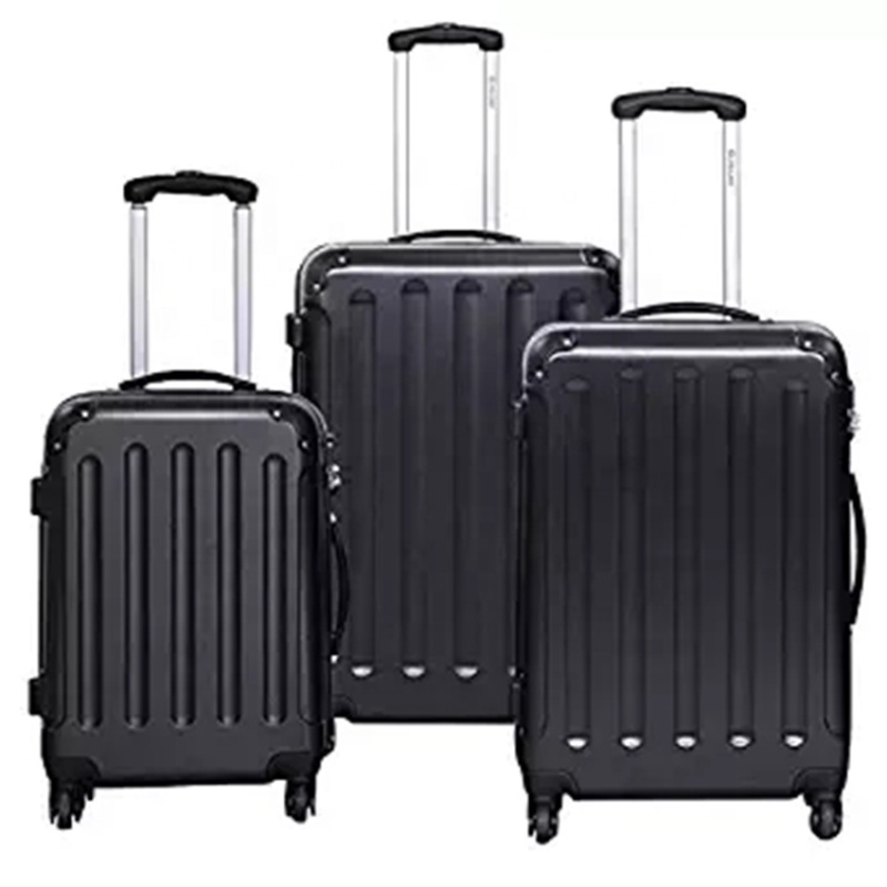 Fashion High Quality 3pcs ABS Trolley Suitcase Vintage Travel Luggage Sets On Wheels