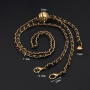 New Designer Multi-color Quality Pu Metal Adjustable Handbag Chain Strap For Women