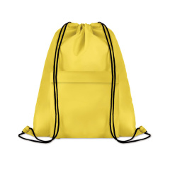 Custom Printing Promotional Polyester Waterproof Sports Drawstring Backpack Bag With Logo
